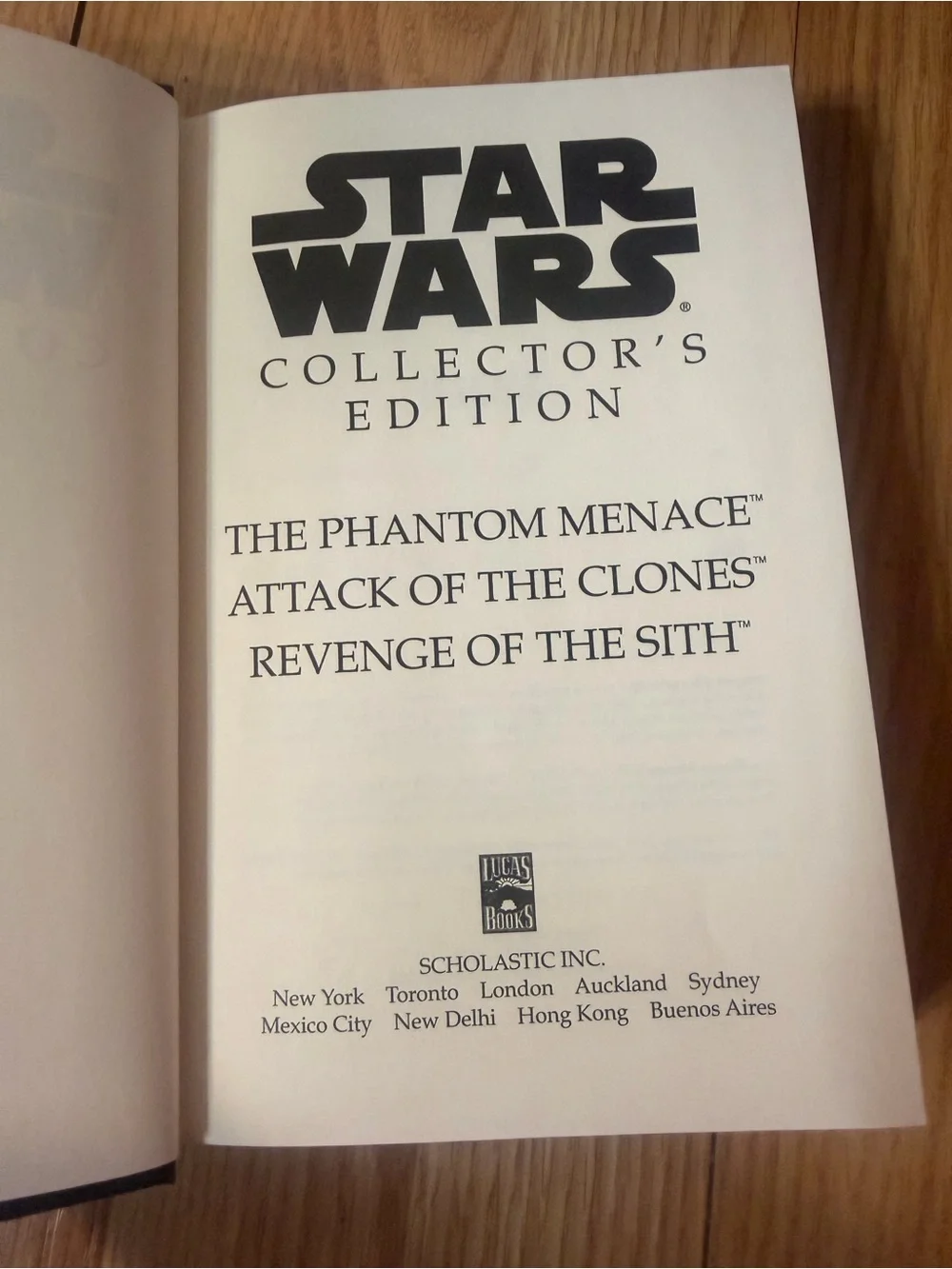 Star Wars Collector's Episodes I, II & III book,a Borders exclusive edition 2005